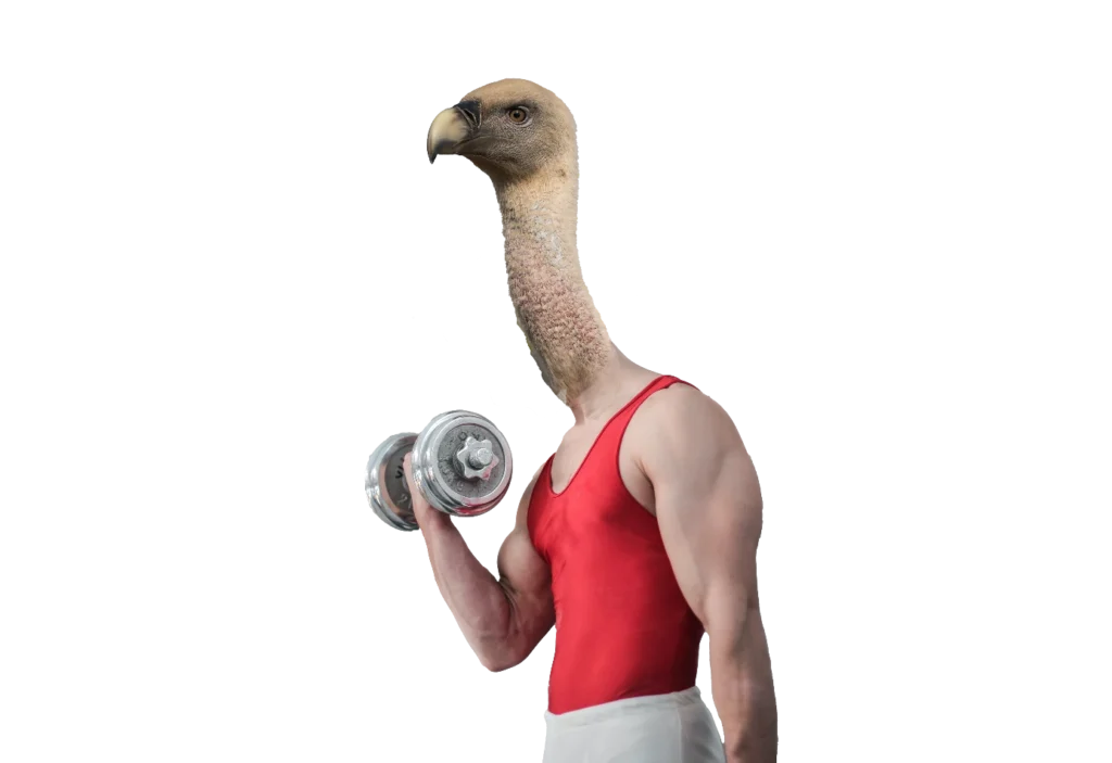 Rogier aan het gewichtheffen