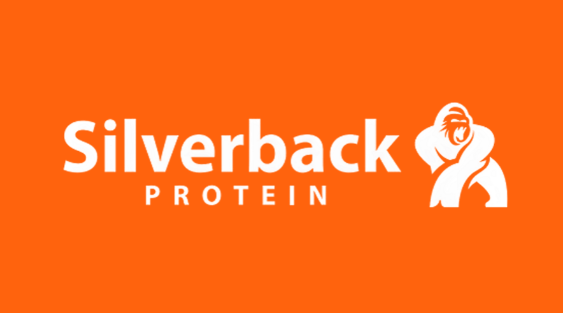 logo silverback protein oranje