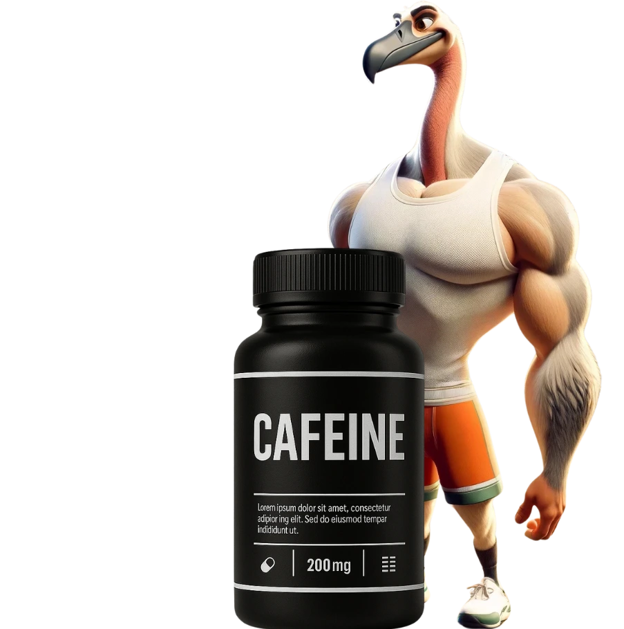 Rogier achter een pot cafeïne