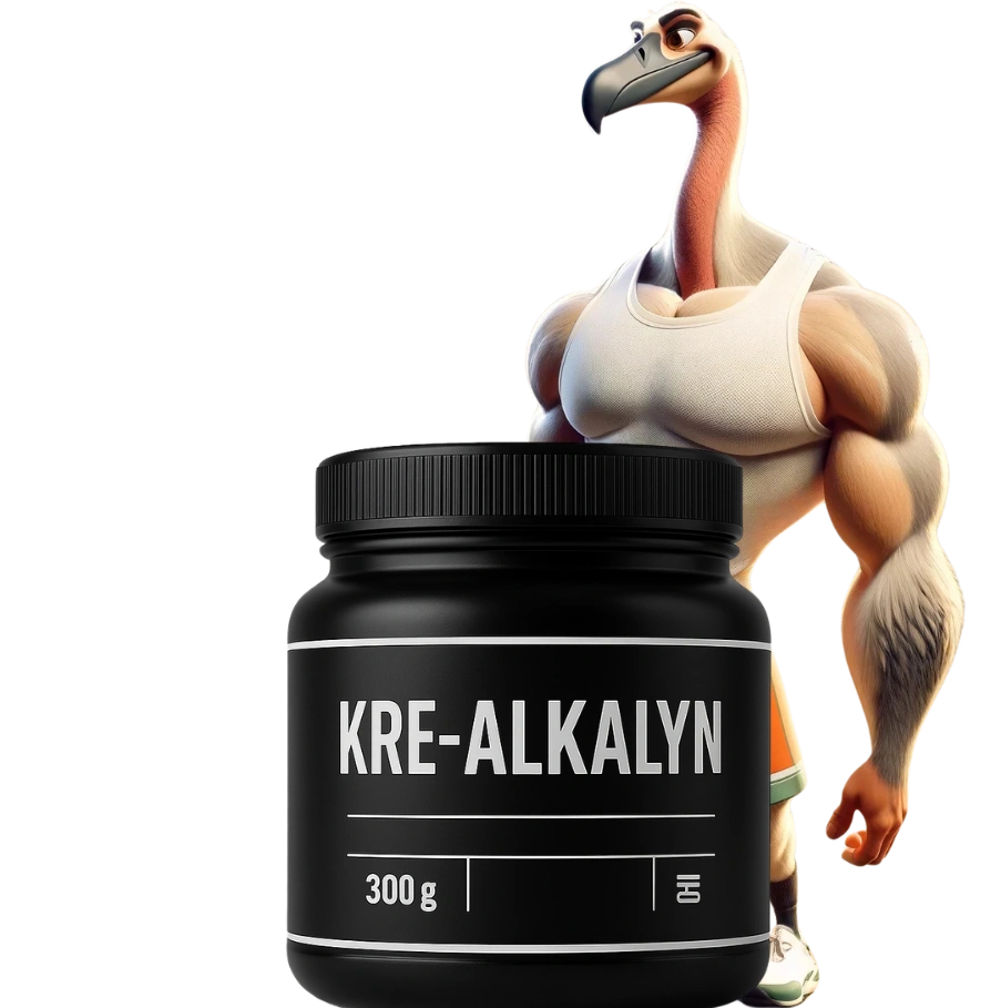 Rogier achter een pot kre-alkalyn